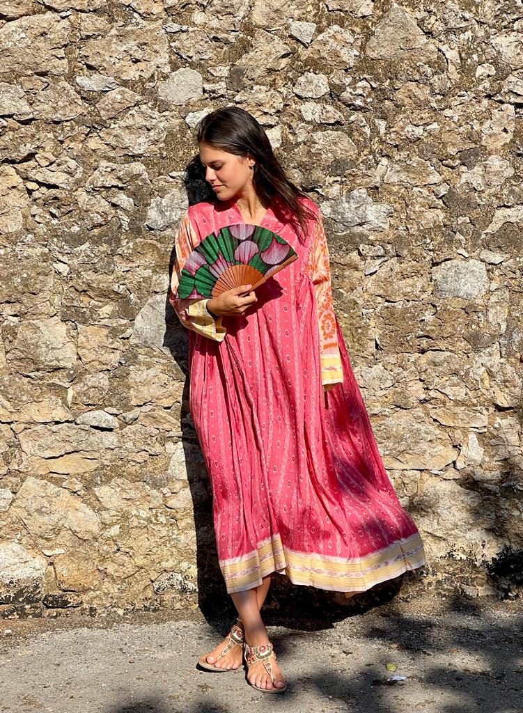 Oversize sari dress
