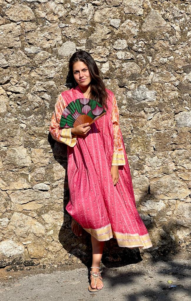 Oversize sari dress