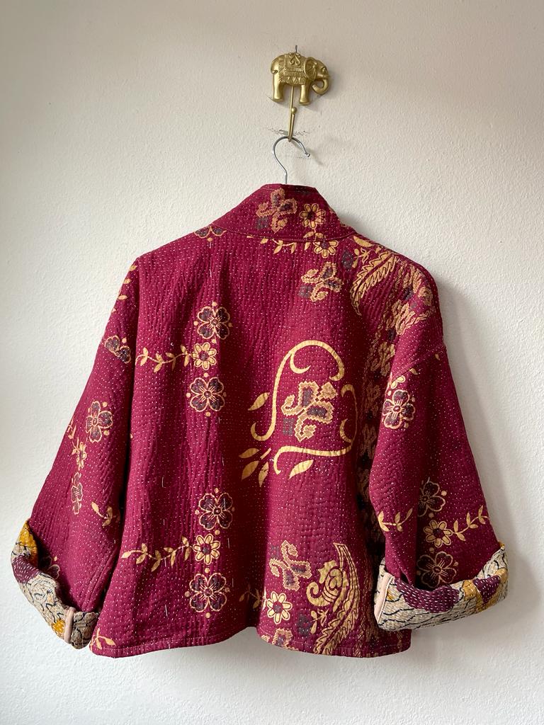 Vintage Kantha reversible Kimono