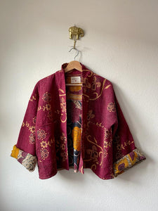 Vintage Kantha reversible Kimono