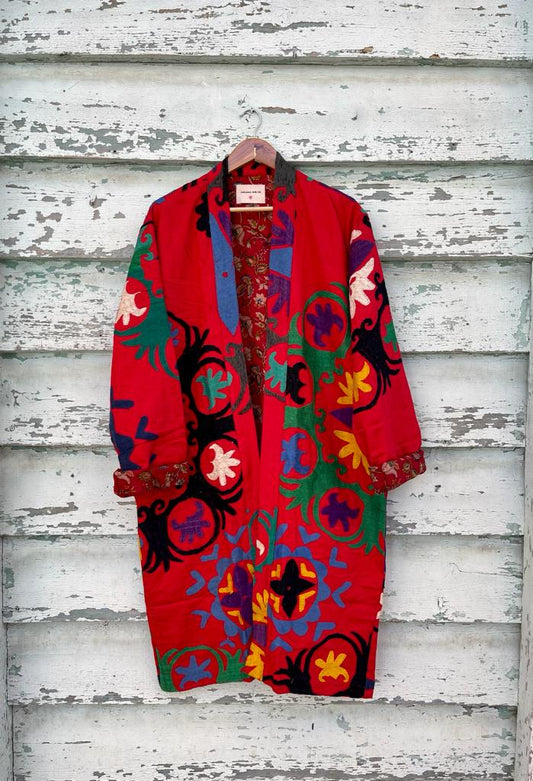Vintage Suzani reversible Jacket