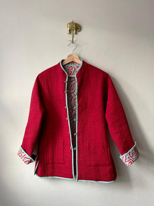 Block Print Quilted Reversible Jacket