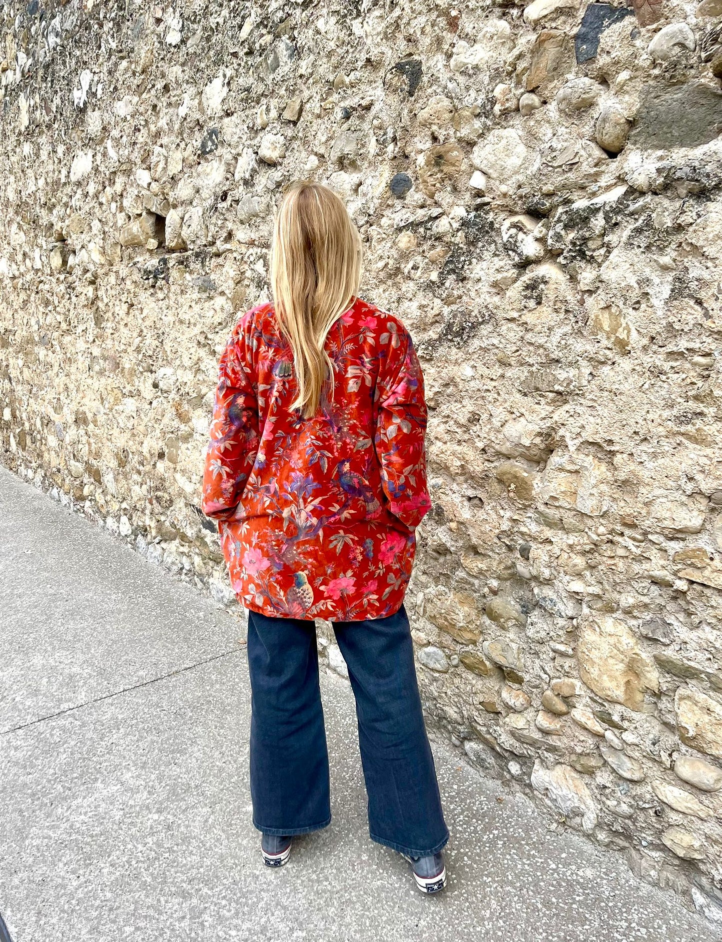 Velvet Kimono Short