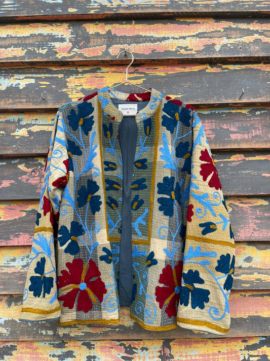 Old kantha with Suzani Jacket