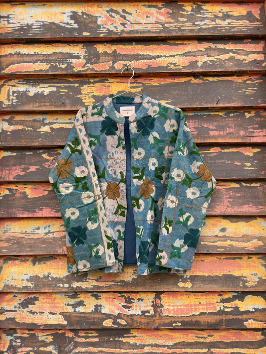 Old kantha with Suzani Jacket