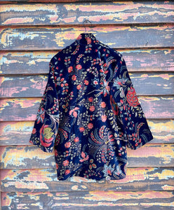 Velvet Kimono Short