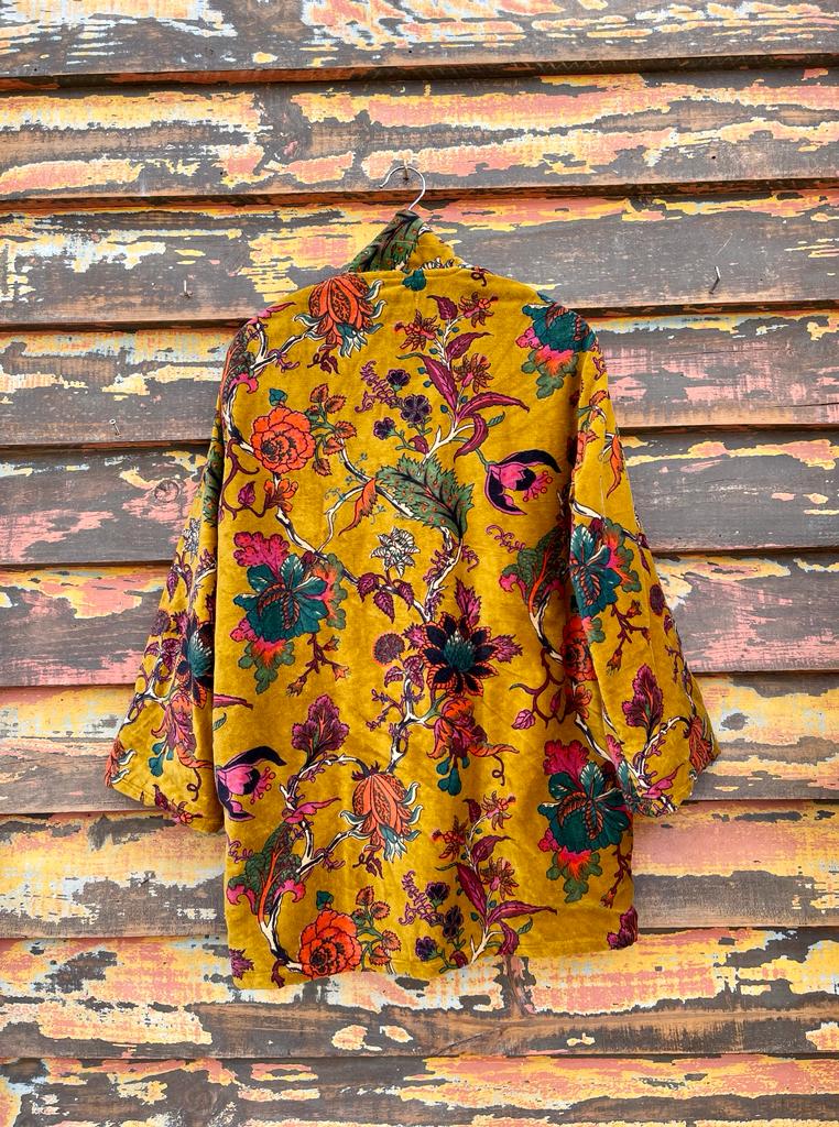Velvet Kimono Short