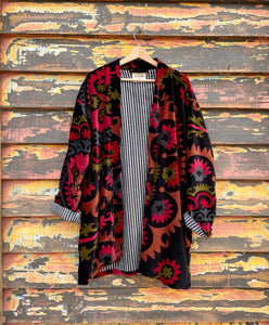Velvet Kimono Short