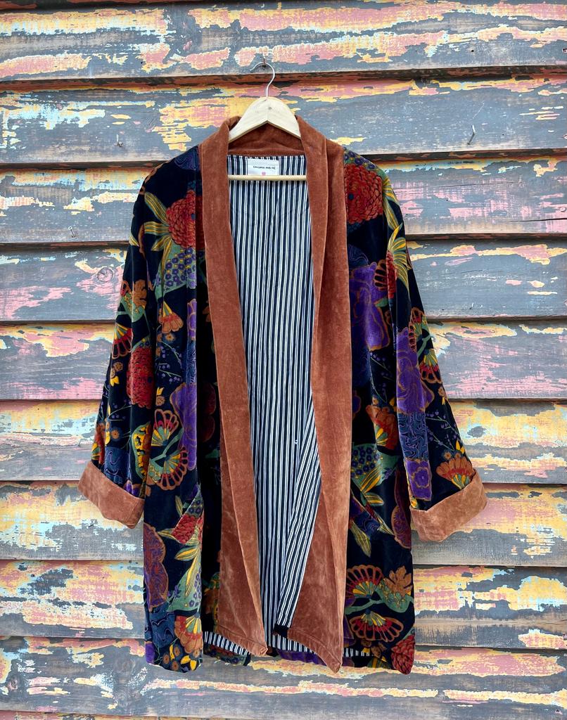 Velvet Kimono Short