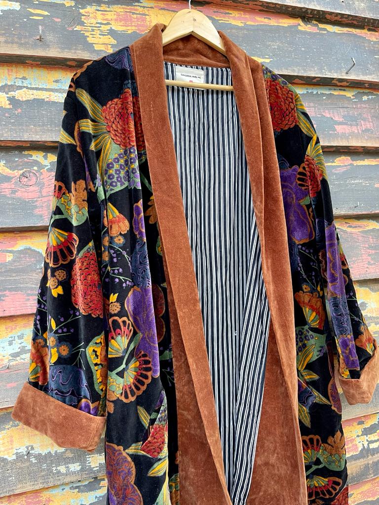 Velvet Kimono Short