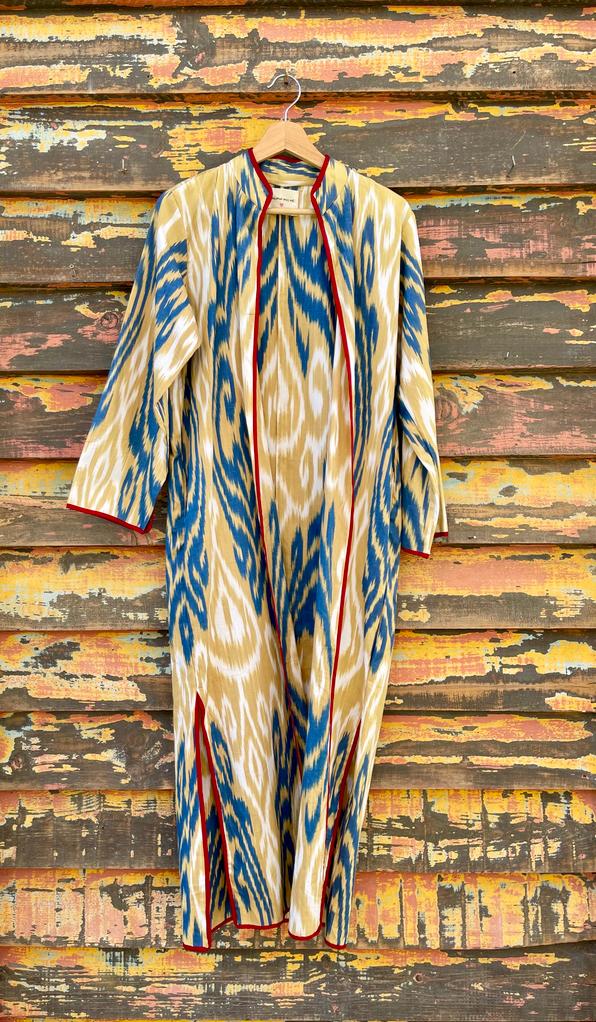 Long Ikat Kimono