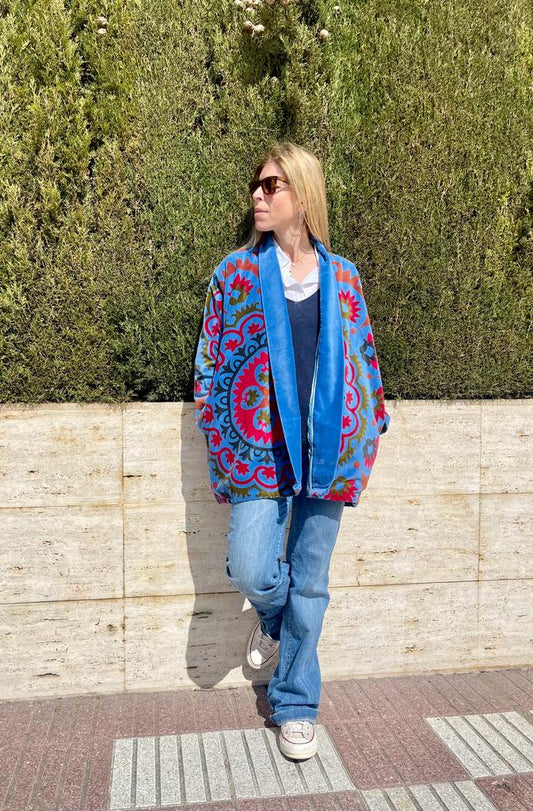 Velvet Kimono Short