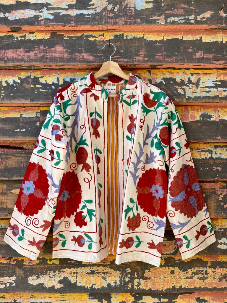 Short Suzani jacket