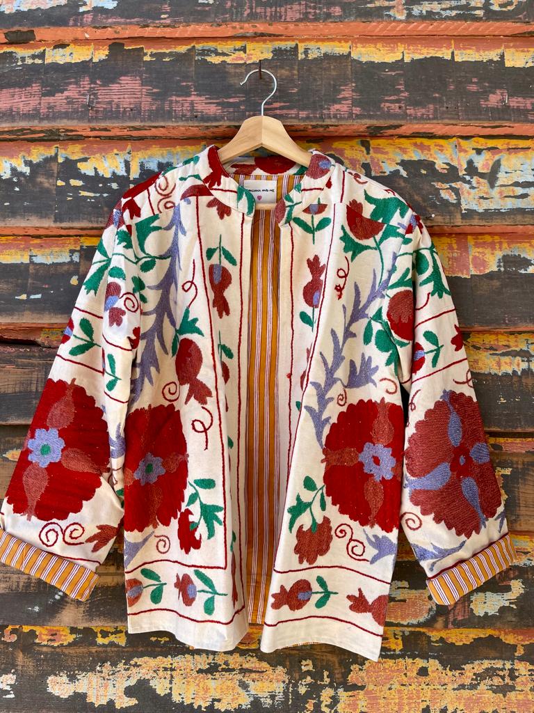 Short Suzani jacket