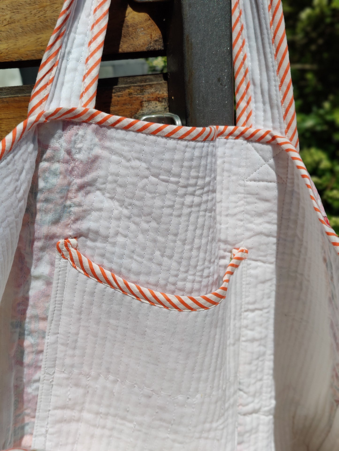 Block Print quilted bags