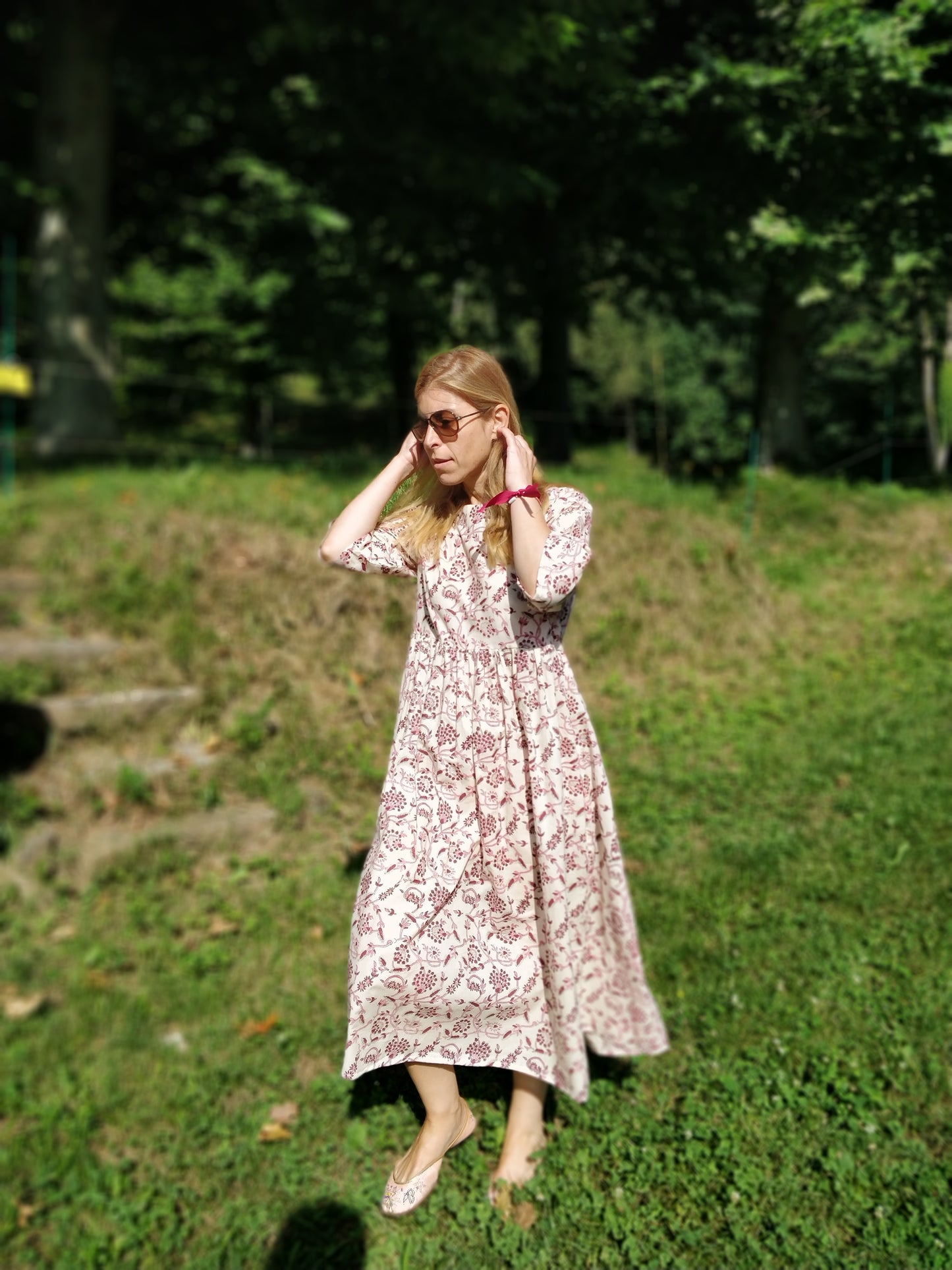 Block Print Dress