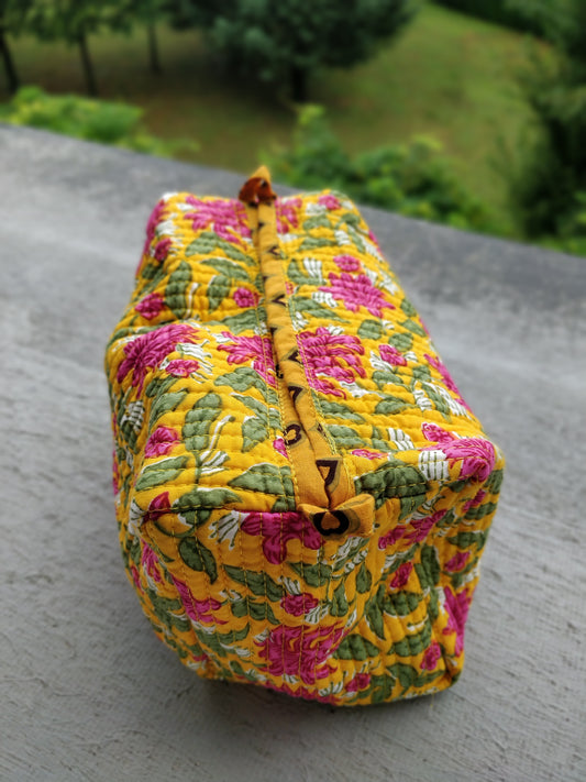 Kantha Block Print Pouch bag