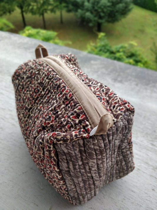 Kantha Block Print Pouch bag