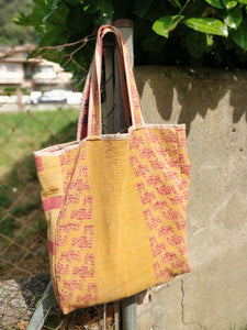 Reversible Kantha Market Bag