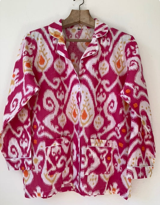 Ikat Print Pijama