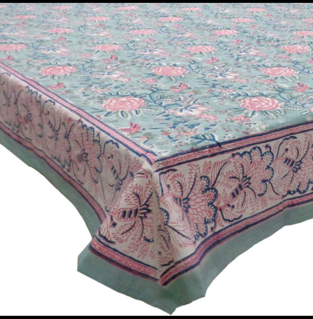 Block Print Table Cloth (150 cms X 150 cms. 4 comensales)