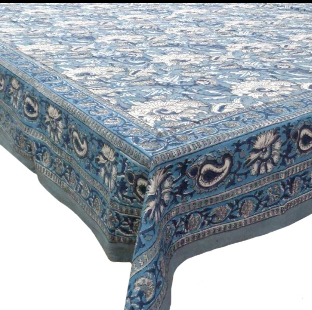 Block Print Table Cloth (150 cms X 150 cms. 4 comensales)