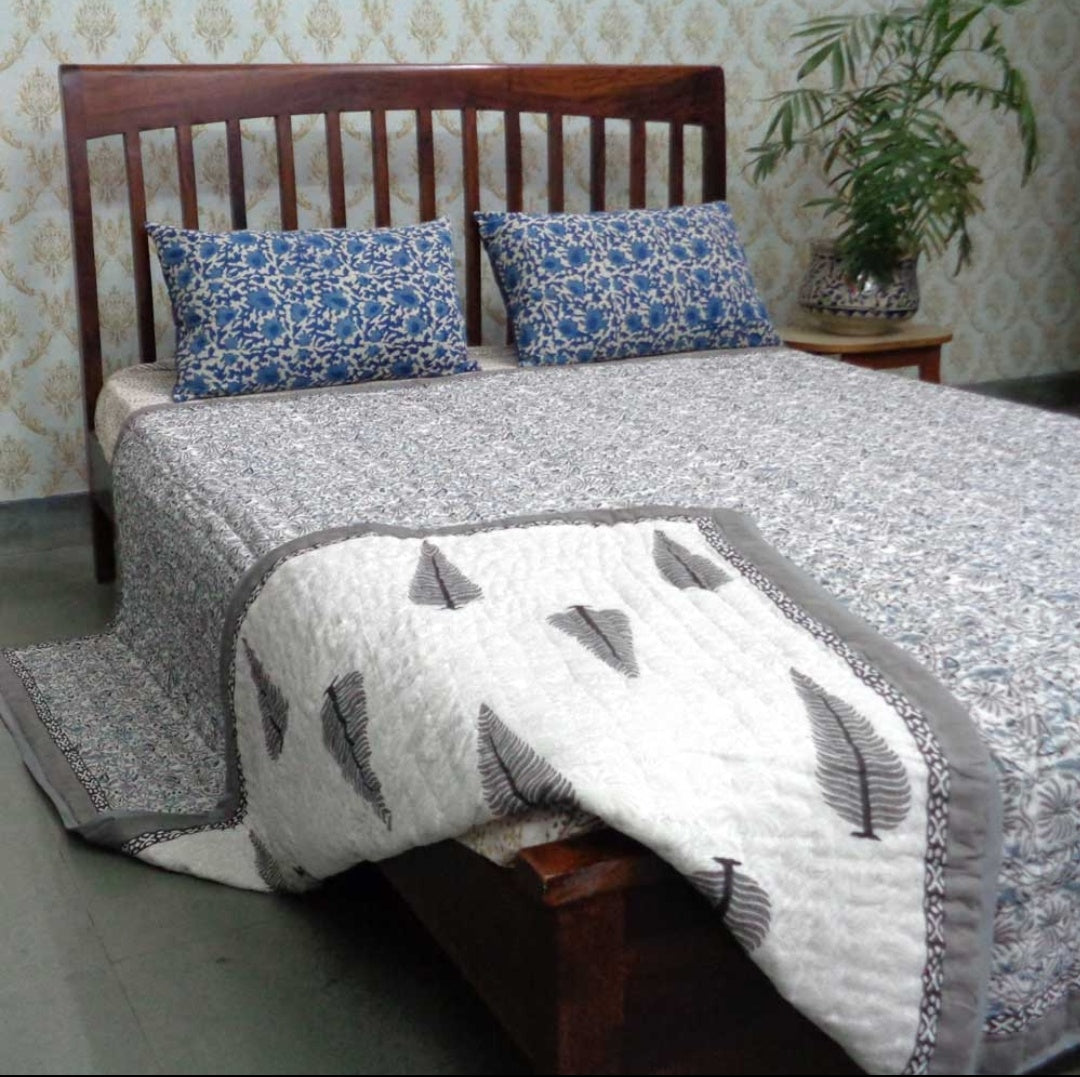 Block Print Quilts (Medidas: 210 x 265 cms)
