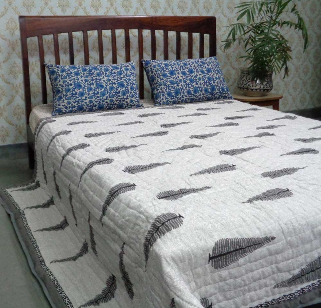 Block Print Quilts (Medidas: 210 x 265 cms)