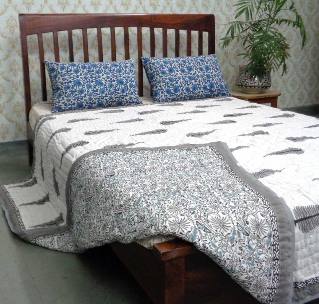 Block Print Quilts (Medidas: 210 x 265 cms)