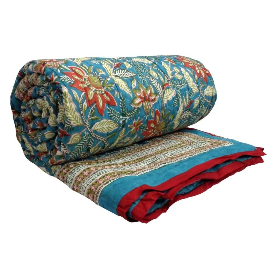 Block Print Quilts (Medidas: 210 x 265 cms)