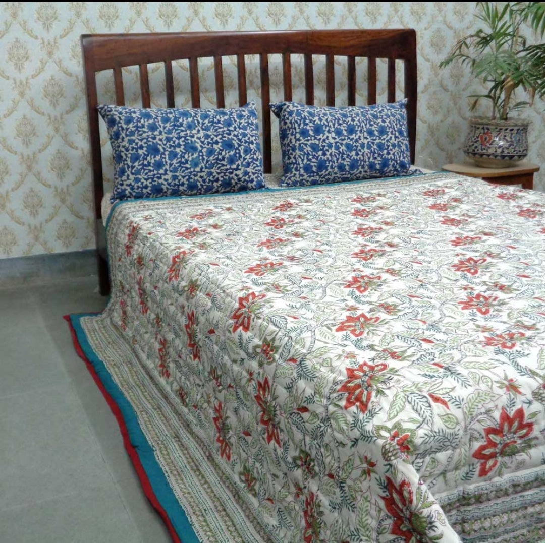 Block Print Quilts (Medidas: 210 x 265 cms)